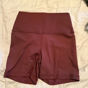 Women's Burgundy Shorts